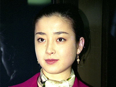 宮澤理惠1994年來台為新專輯宣傳。（中央社檔案照片）