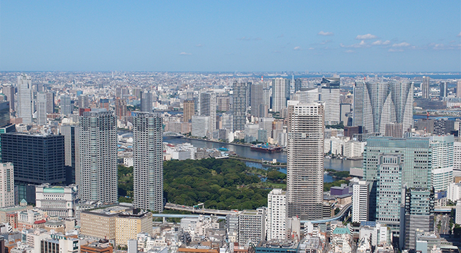 2013東京タワーからの眺め