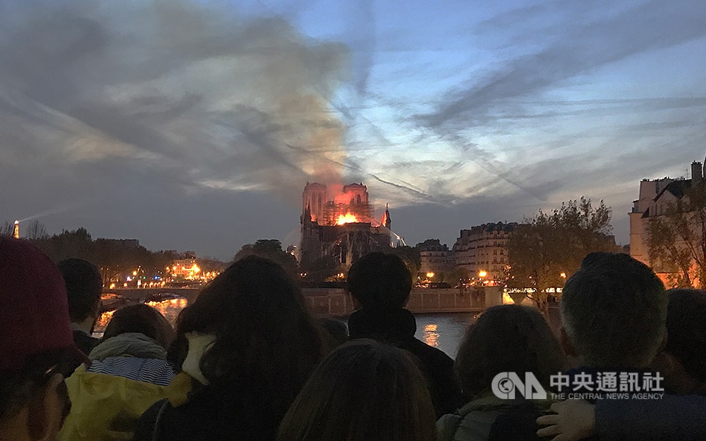 象徵法國歷史、文化的巴黎聖母院4月15日發生大火