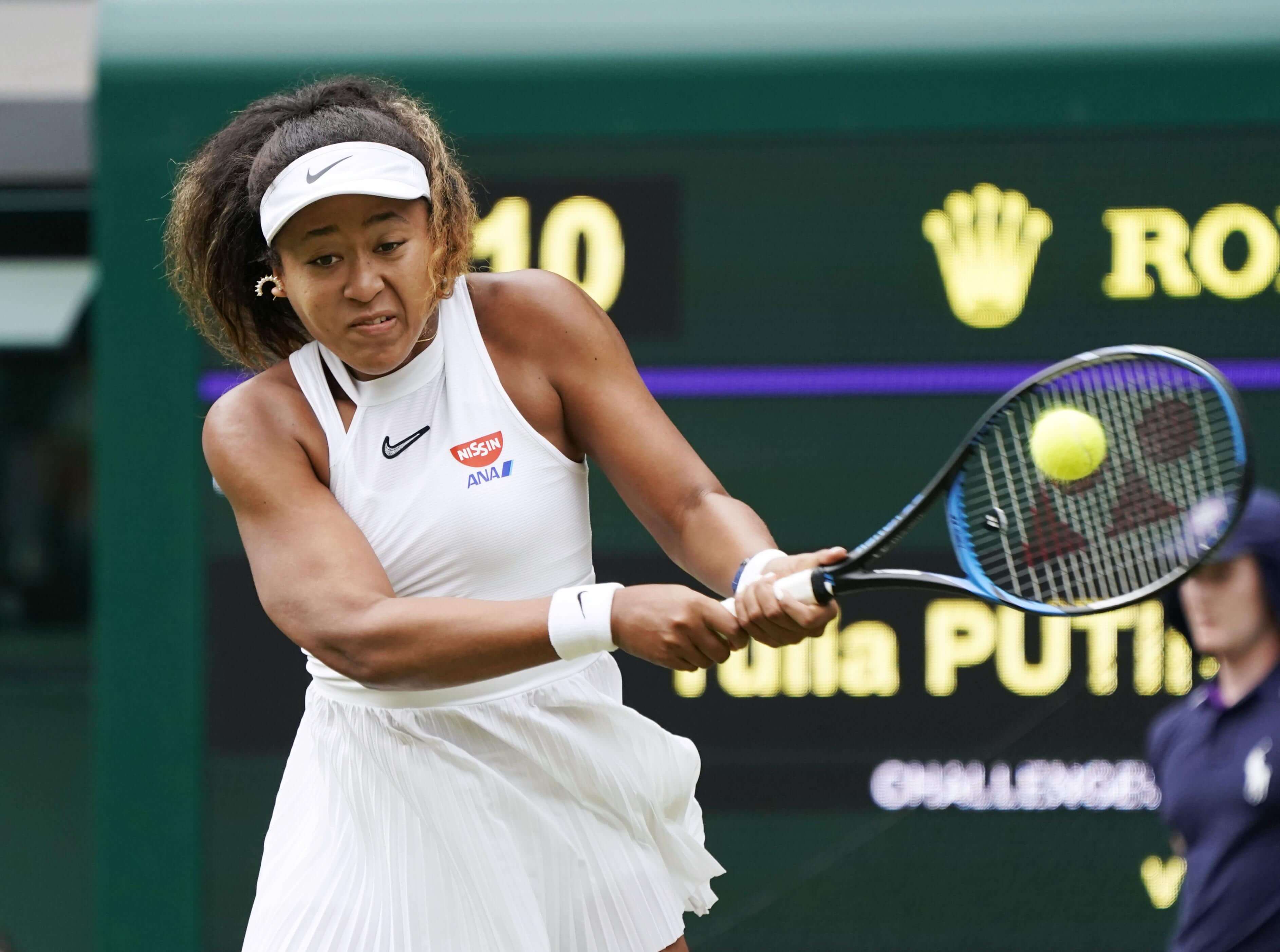 網球美日混血球后大坂直美2018年榮登最受日本國民喜愛女子運動員第一名。（檔案照片／共同社提供）