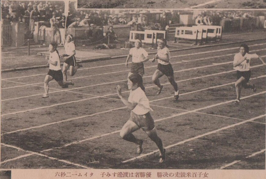 1932年，林月雲參加選拔賽100公尺預賽被刷掉，沒能披上奧運戰袍。（金湘彬提供）