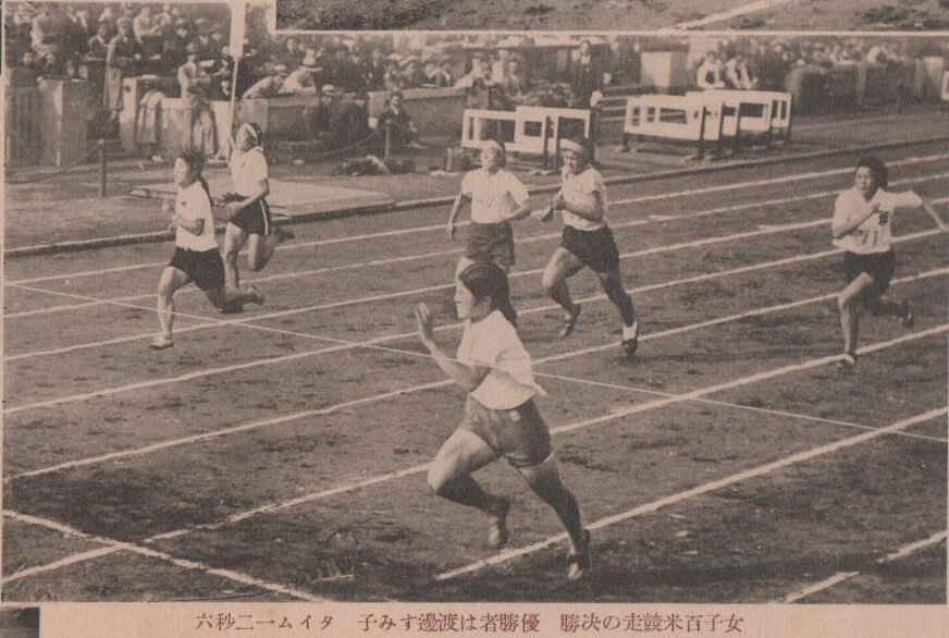 1932年，林月雲參加選拔賽100公尺預賽被刷掉，沒能披上奧運戰袍。（金湘彬提供）
